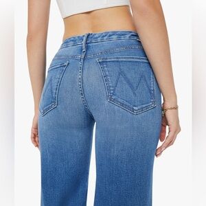 Mother The Roller Fray Work Hard Play Hard Jeans